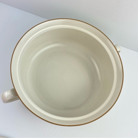 Cordella Vintage Stoneware Covered Casserole Dish Burnet Pattern 70s-80s - Picture 9 of 11